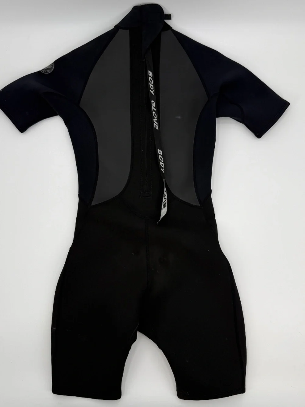 Body Glove 2mm Shorty Springsuit Wetsuit Short Sleeve Surf Dive Black Gray Men M